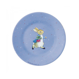 Blue dessert plate, Ø 20cm - Peter Rabbit