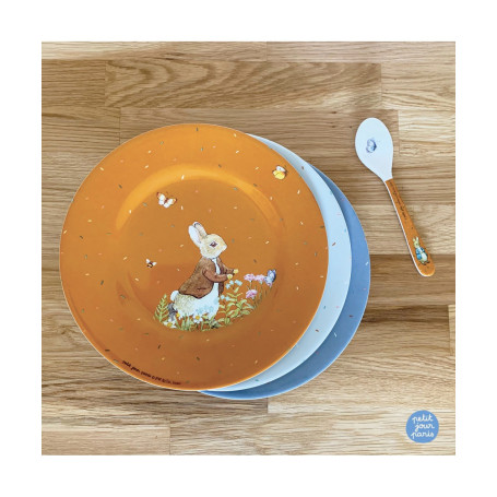 Caramel dessert plate, Ø 20cm - Peter Rabbit