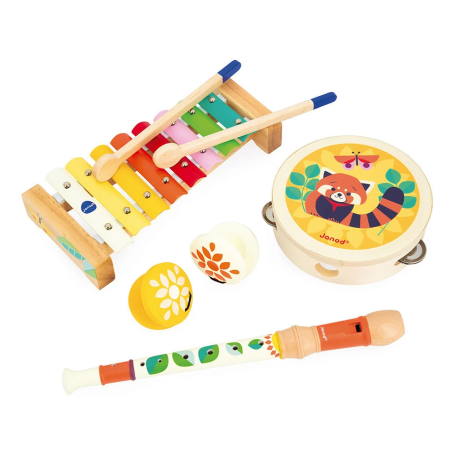 Set 4 Instruments Gioia - Wooden musical toy