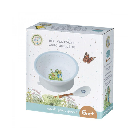 Coffret Bol ventouse avec cuillère
