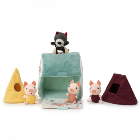 House of the wolf and the 3 little pigs - Lilliputiens