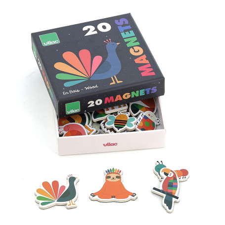 Rainbow Animal Magnets – Andy Westface - Vilac