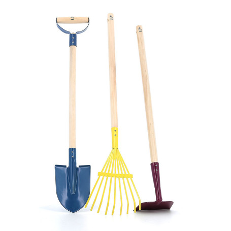 Kids’ Wooden Gardening Set – 3 Large Tools + Accessories – Vilac