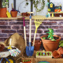 Kids’ Wooden Gardening Set – 3 Large Tools + Accessories – Little Gardener