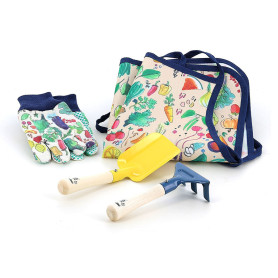 Coffret jardinage enfant avec tablier, gants et outils – Vilac