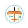 Buki 48 cm Glider – Outdoor Flying Toy for Kids Ages 3+