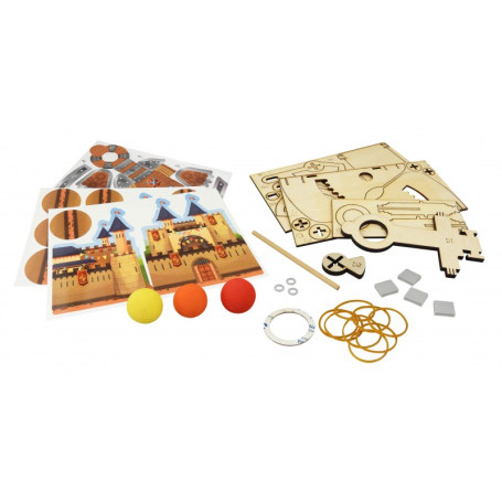 Catapulte en bois Buki – Kit de construction sans colle