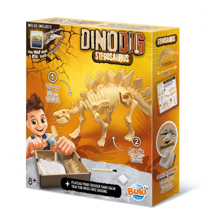 Dino Dig Stegosaurus Buki – Squelette de dinosaure à déterrer
