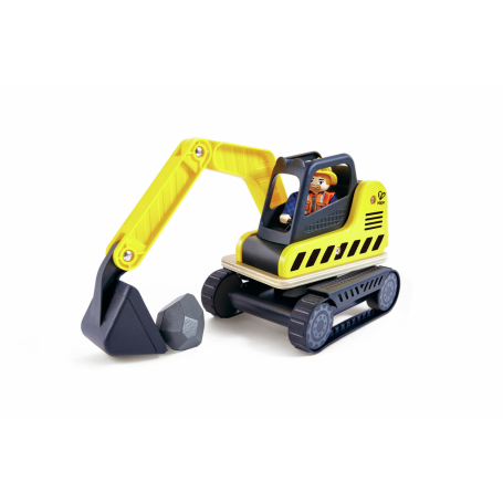 Hape Excavator – 360° wooden construction vehicle