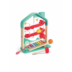 Toboggan musical Hape – Jeu d’éveil 2-en-1