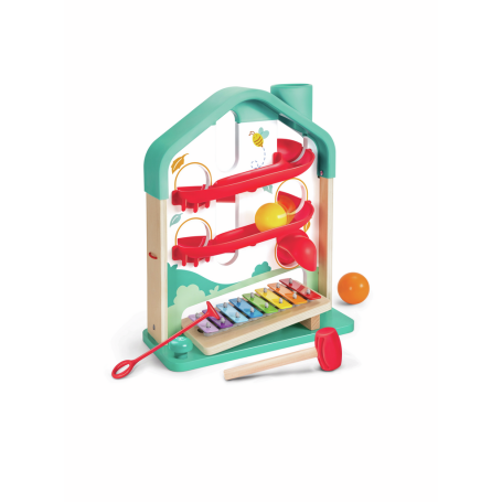 Toboggan musical Hape – Jeu d’éveil 2-en-1