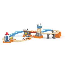 Circuit de train Mission spatiale Hape – Coffret complet