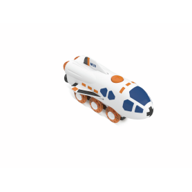 Locomotive fusée Hape – Train transformable en fusée