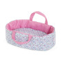 Couffin floral Corolle – Accessoire en tissu pour poupon 30 cm