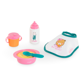 Corolle Feeding Set – 5-piece mealtime accessories