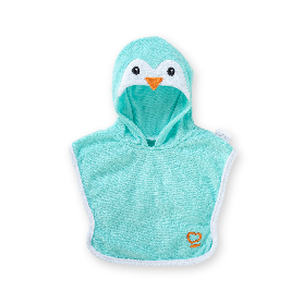 Cape de Bain Pingouin – Accessoire Corolle pour poupon 30cm