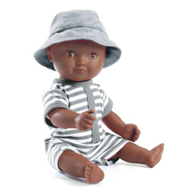 Baby Samra – 32 cm Djeco bath baby boy doll