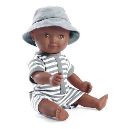 Baby Samra – 32 cm Djeco bath baby boy doll