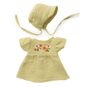 Lili Blum – Dress and Bonnet for 28–34 cm dolls