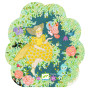 Flora’s Tree – 54-piece Silhouette Puzzle by Djeco