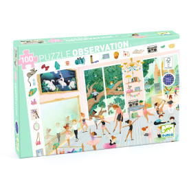 L'école de danse – Puzzle observation Djeco 100 pièces dès 5 ans