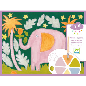 Wild Creatures – Djeco Palette Painting Kit