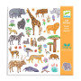 Stickers Kenya – 160 African Animal Stickers by Djeco