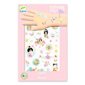 Sakura – Djeco Temporary Tattoos for Kids – Ages 3+