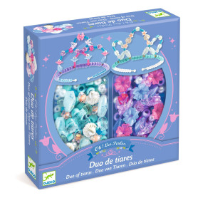 Duo de tiares bleues à créer – Kit Djeco 6-10 ans