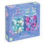 Duo de tiares bleues à créer – Kit Djeco 6-10 ans