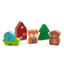 Puzz & Match Rainbow – Puzzle bois Djeco dès 18 mois