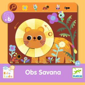 Obs Savana – Jeu éducatif Djeco dès 3 ans