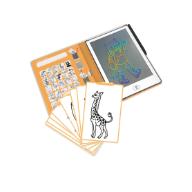 LCD Drawing Tablet for Kids 3+ – 30 Animal Templates
