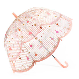 Parapluie enfant transparent – Motif Ballerine – Djeco