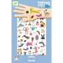 Tatouages temporaires petites bestioles djeco