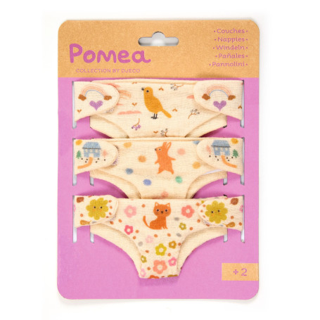 Washable Doll Diapers – Pomea – Djeco