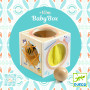 Djeco BabyBox – Wooden Sensory Peekaboo Box