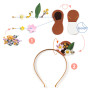 Kit créatif – 3 serre-têtes à créer – Flower Friends – Djeco