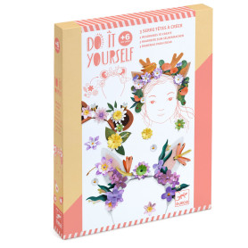 DIY Kit – Flower Friends – Create 3 Animal Headbands – Djeco