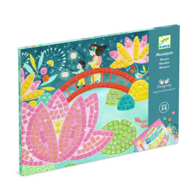 Kyoto Mosaics – Djeco – Glittery Sticker Art Kit – Ages 5+