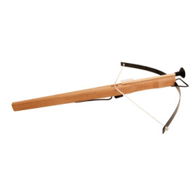 Wooden Crossbow 45 cm with 3 Safety Arrows – Precision Toy for Kids Age 6+
