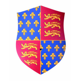 Edward Shield for Kids 33x45 cm – Royal English Crest – Medieval Toy