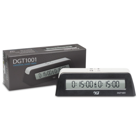 Pendule d’échecs DGT 1001 noire