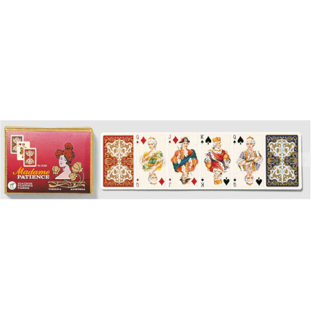 Madame Patience – 2 Mini Card Decks for Solitaire – Piatnik Austria