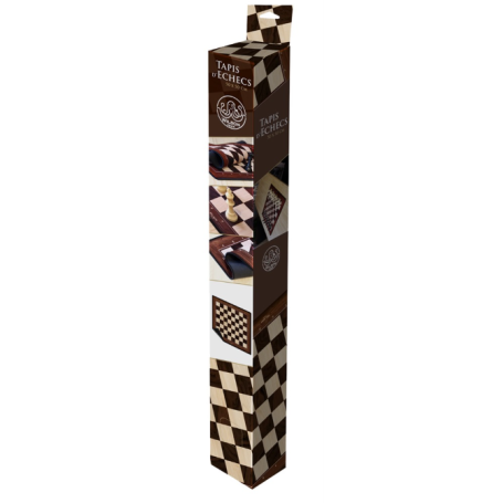 Tapis d’échecs 50x50 cm en néoprène – Antidérapant, chiffré et lettré