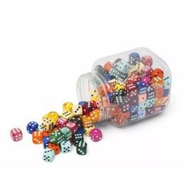 16 mm colour dice