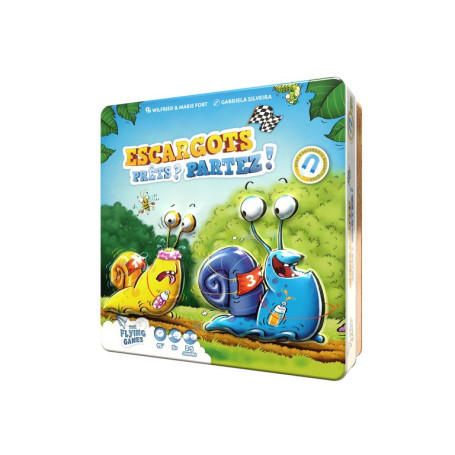 Jeu Escargots, prêts ? Partez ! – Course d’escargots magnétique
