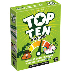 Top Ten Aventures – Jeu d’ambiance coopératif hilarant