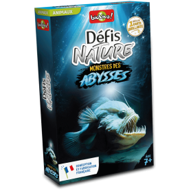 Défis Nature – Monstres des abysses – Jeu de cartes éducatif dès 7 ans