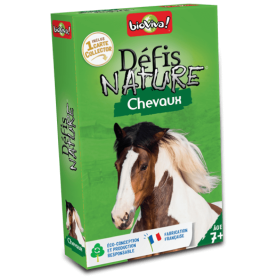 Défis Nature - Chevaux - Jeu de cartes éducatif dès 7 ans